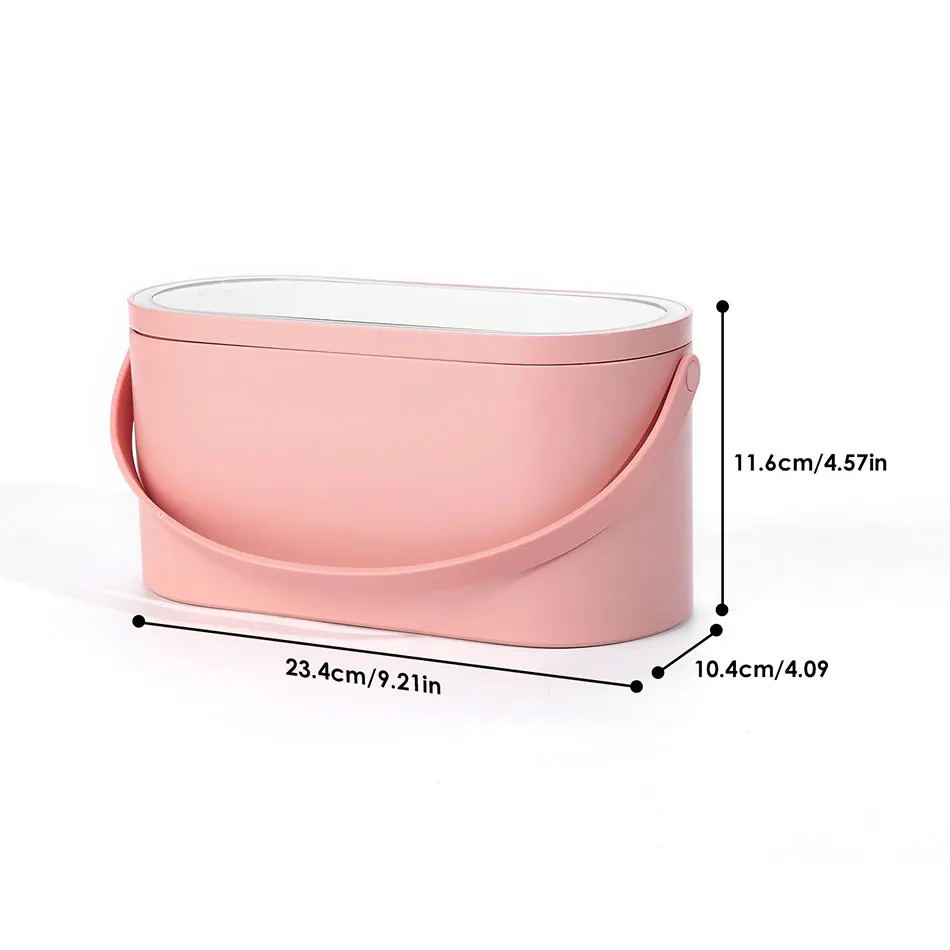 GT органайзер для макияжа светодиодный светильник зеркало с сенсорным экраном