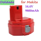 Аккумулятор для инструментов MAKITA, никель-кадмиевый аккумулятор 100% в, 14,4 мАч, для моделей PA14, 9800-14,4-1, 6281D, 6280D, 1422,1420