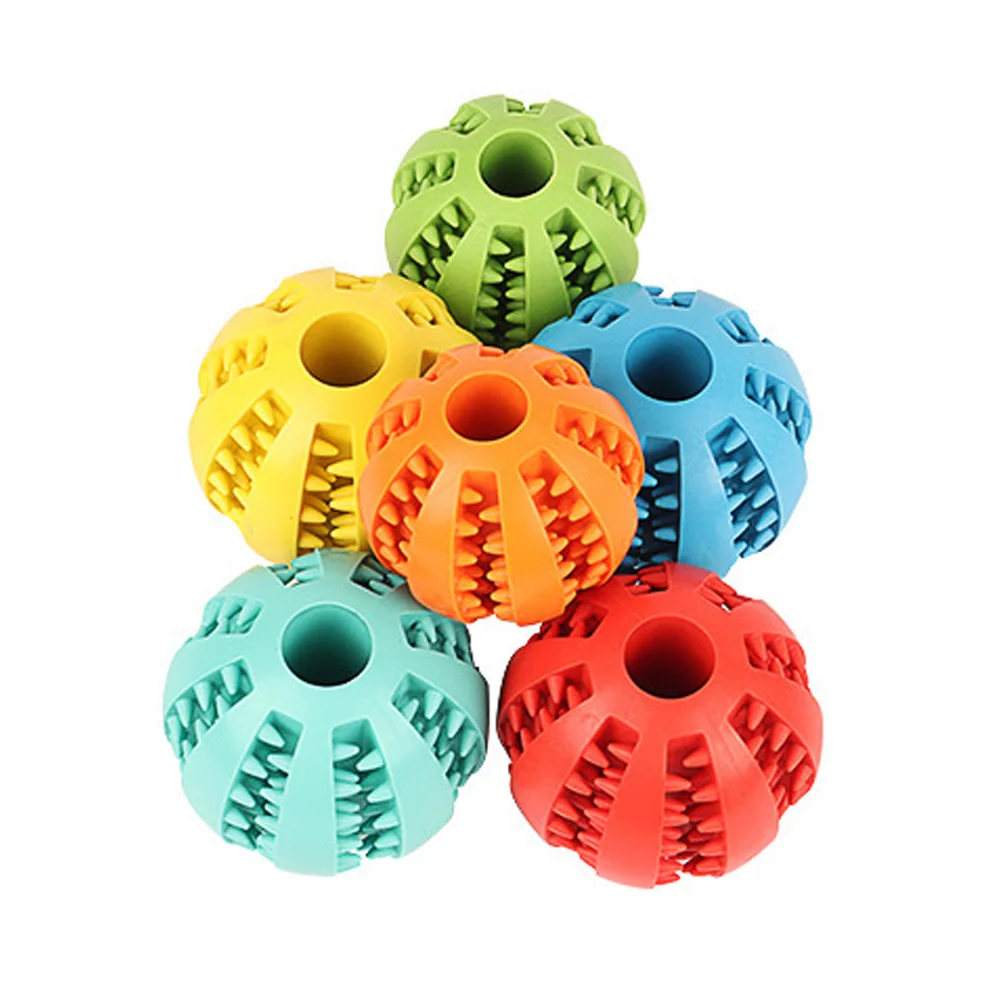 

Pet Dog Interactive Elastic Natural Rubber Leaking Ball Teeth Cleaning Snack Ball Pet Supplies Chew Interactive Pet Products Toy