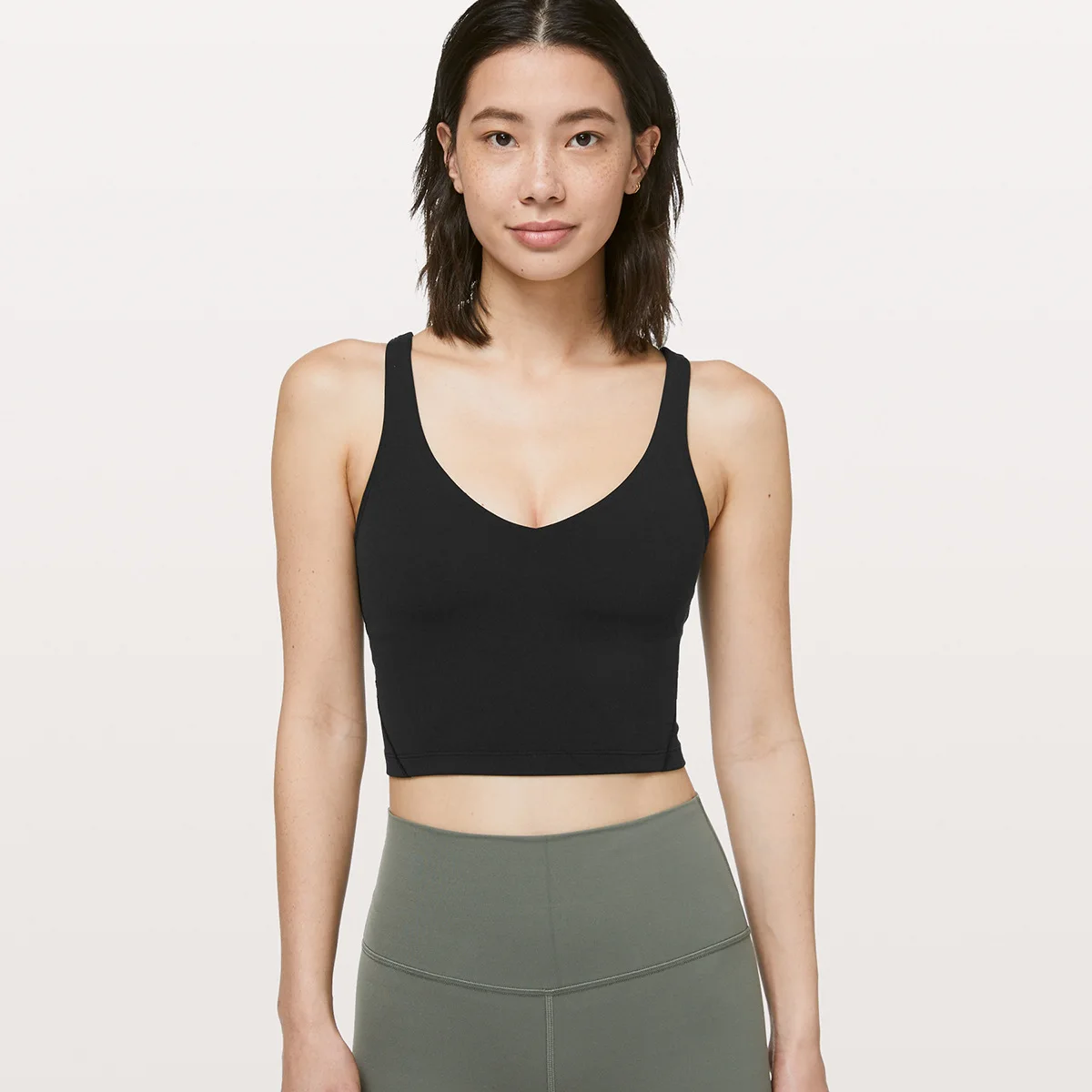 

New Breathable Double Shoulder Strap Shockproof Sports Underwear Women Gather Widened Hem Yoga Sports Bra Vest Sport Crop Top