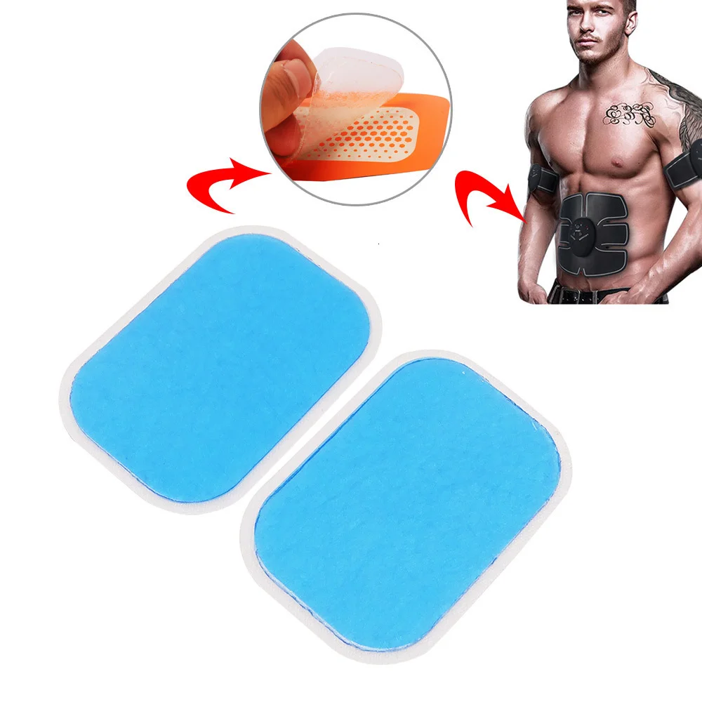 

50Pcs Gel Pads for EMS Abdominal ABS Trainer Muscle Stimulator Exerciser Replacement Massager Gel Patch Fitness accessories