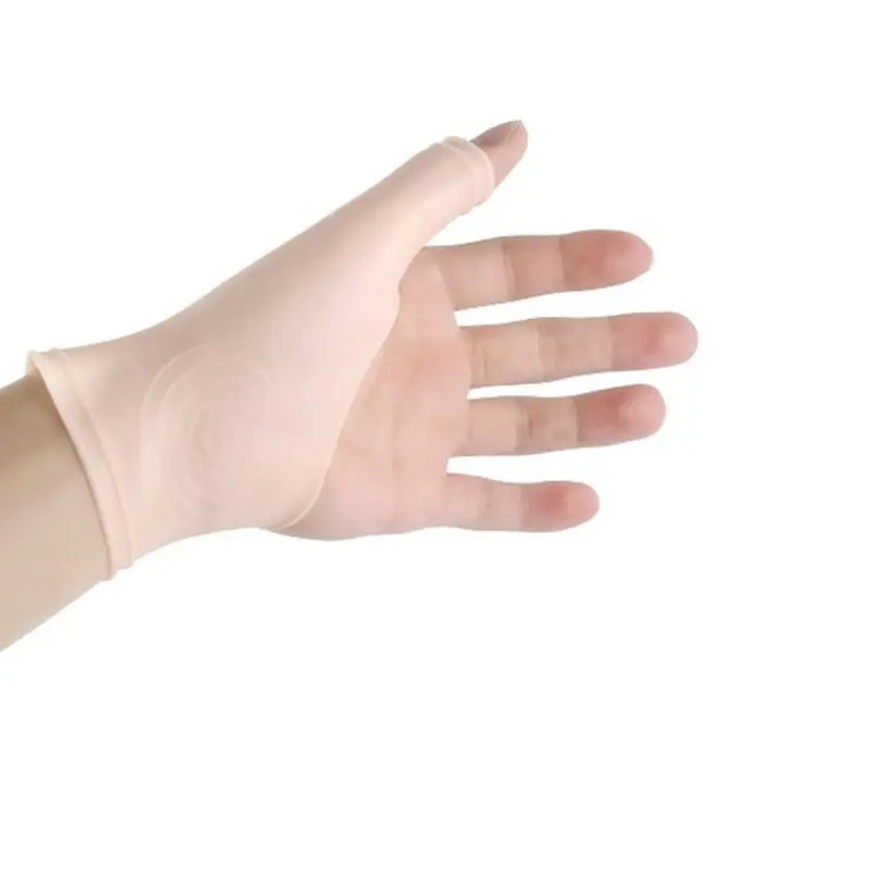 2 шт. пара силиконовых гелевых зажимов для запястья компрессионные перчатки без