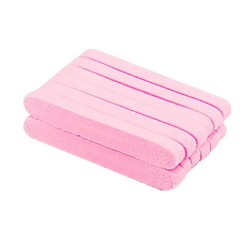 

96Pcs Cosmetic Puff Compress Facial Cleansing Sponge Face Cleansing Wash Sponge Makeup Exfoliator Exfoliating Tool (Pink)