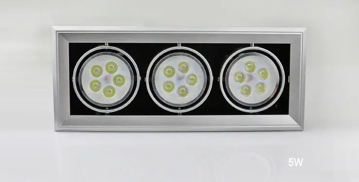 Квадратный Светодиодный точечный светильник 3 Вт 5 7 9 12 встраиваемый потолочный