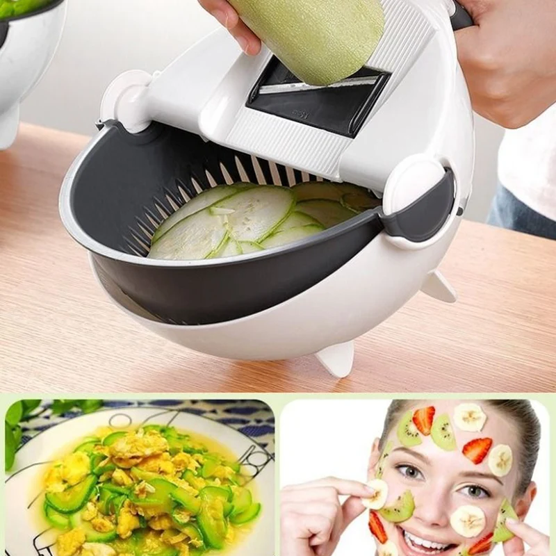 Вращающийся набор для резки овощей многофункциональная машина кухонные