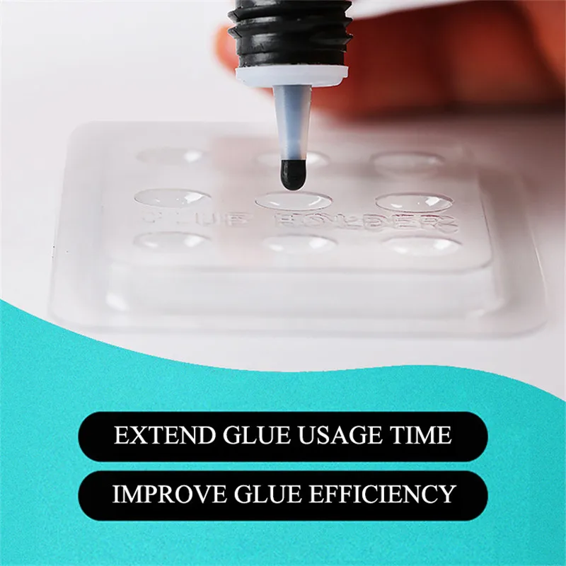 Подставка для клея наращивания ресниц клейкий пластиковый поддон держатель |