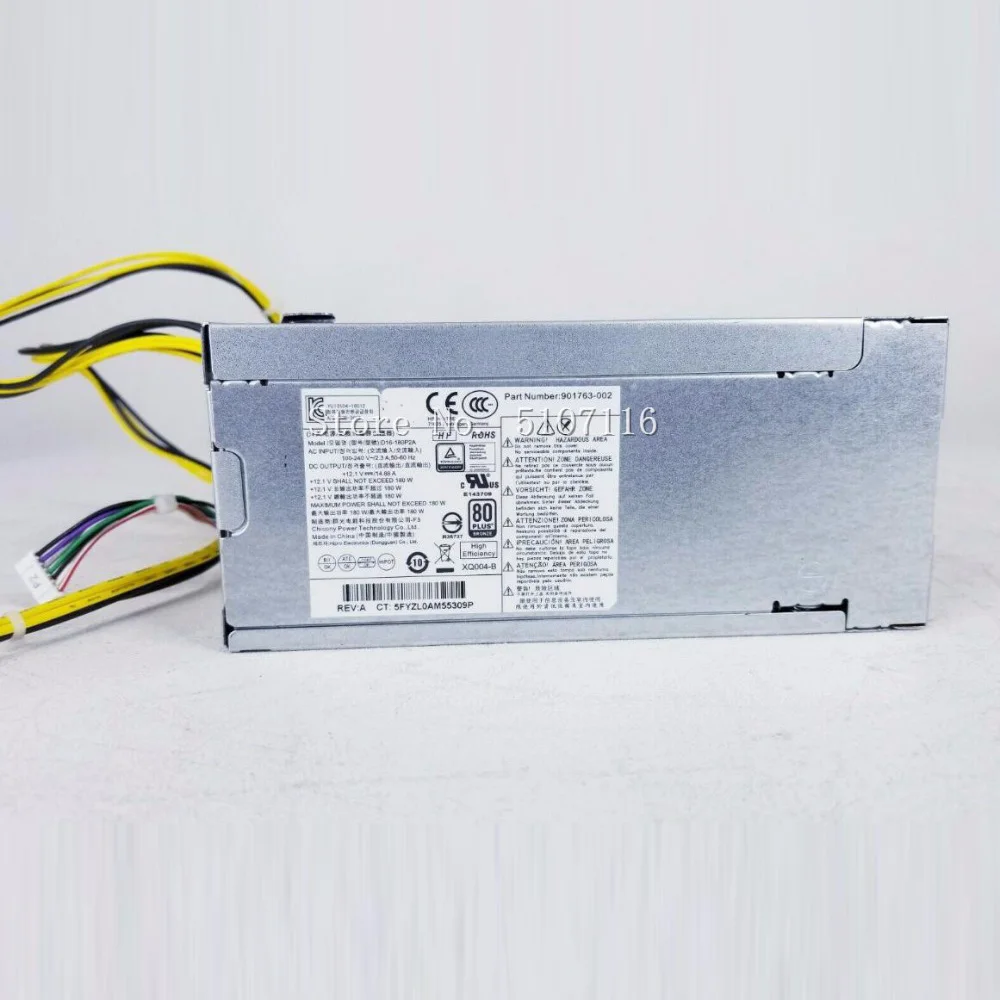 

Для HP Для 285Pro G3 480 G4 источник питания 901763-002 180 Вт D16-180P2A будет полностью протестирован перед отправкой