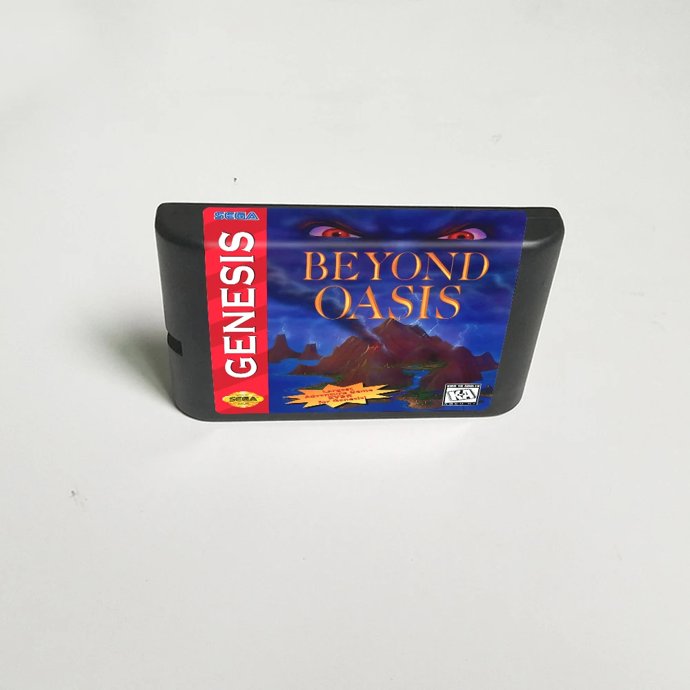 Beyond Oasis (Батарея сохранить) 16 бит MD игры Картридж для MegaDrive Genesis консоли|Запасные