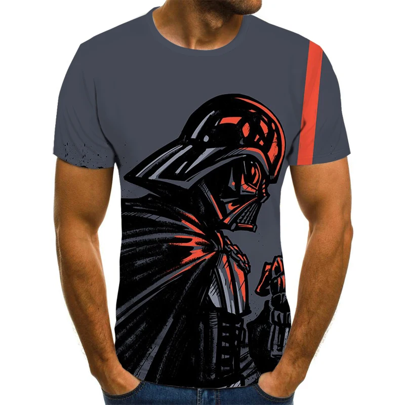 

2020 New Black Warrior T-shirt Men's Summer Black T-shirt Band Street Wear Men's 3D Printed T-shirt T-shirt so cool