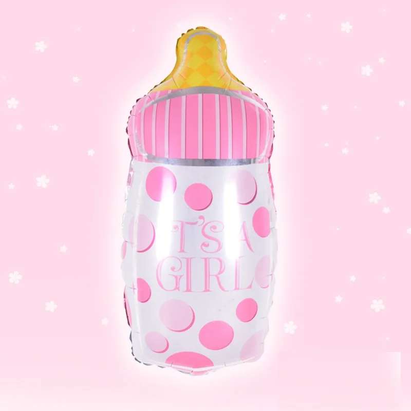 Воздушные шары из фольги в горошек с молочной бутылкой | Дом и сад