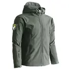 Классическая уличная водонепроницаемая куртка SoftShell, Мужская охотничья ветровка, пальто для походов, кемпинга, рыбалки, тактическая куртка, военная одежда