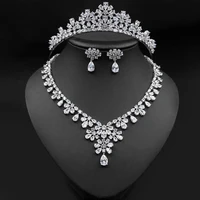 2020 fashion cubic zircon wedding crown zirconia tiara cz diadema tiaras and crowns bridal hair accessories