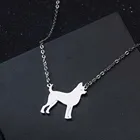 Женское колье с цепочкой из нержавеющей стали