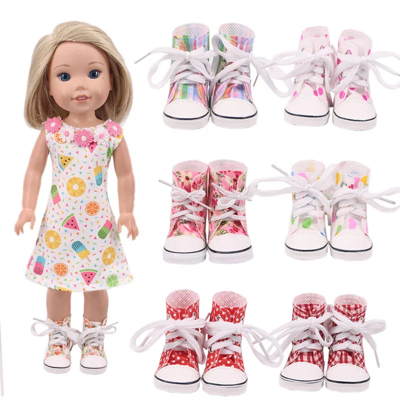 

Mini 5cm Doll Shoes For 14.5 Inch Wellie Wisher Blythe&EXO&Paola Reina&1/6 BJD Doll Accessories Our Generation Girl's DIY Toys
