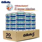 Лезвия для бритвы Gillette Fusion 5 Power, мужские кассеты с ручными бритвенными головками, держатель для прямое бритвенное лезвие для чистки лица