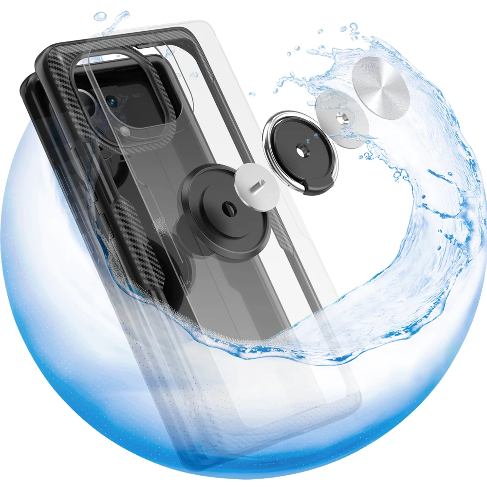 

KEYSION Fashion Transparent Shockproof Case For Xiaomi Mi 11 5G Clear Ring Phone Back Cover for Xiaomi Mi 11 4G