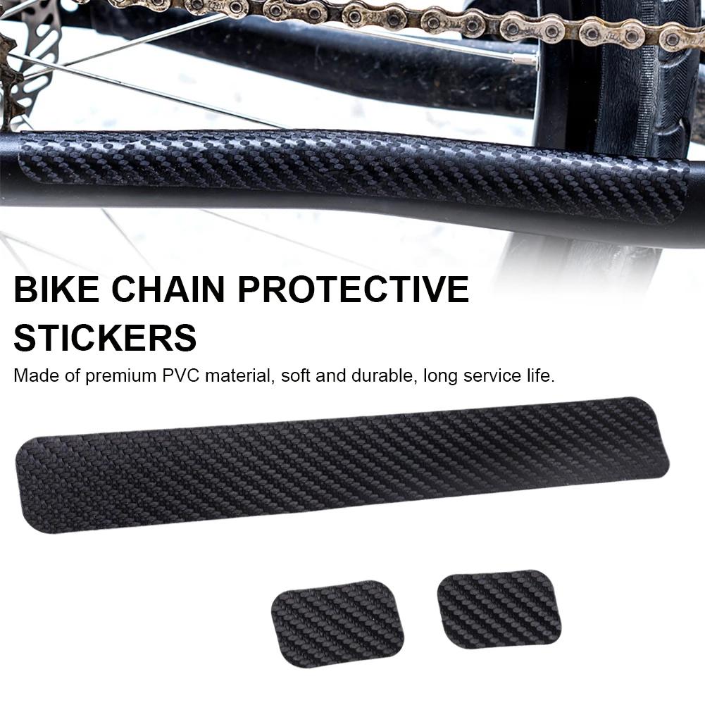 

Bicycle Chainstay Protector Adhesive Rear Fork Stickers Bike Chain Protective Tape Bike Accessories for Mountain Road Bike