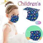 10 шт., одноразовые пылезащитные маски для лица для девочек
