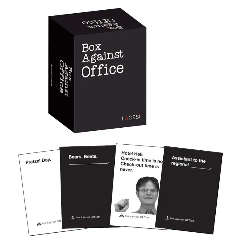 

Cads Against The Office Game Box Against Office Board Game With 352 Cards - Party Game for Adult Crimes Cads Toys Gifts