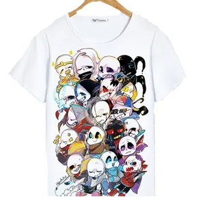 Футболка с коротким рукавом из игры аниме, для косплея