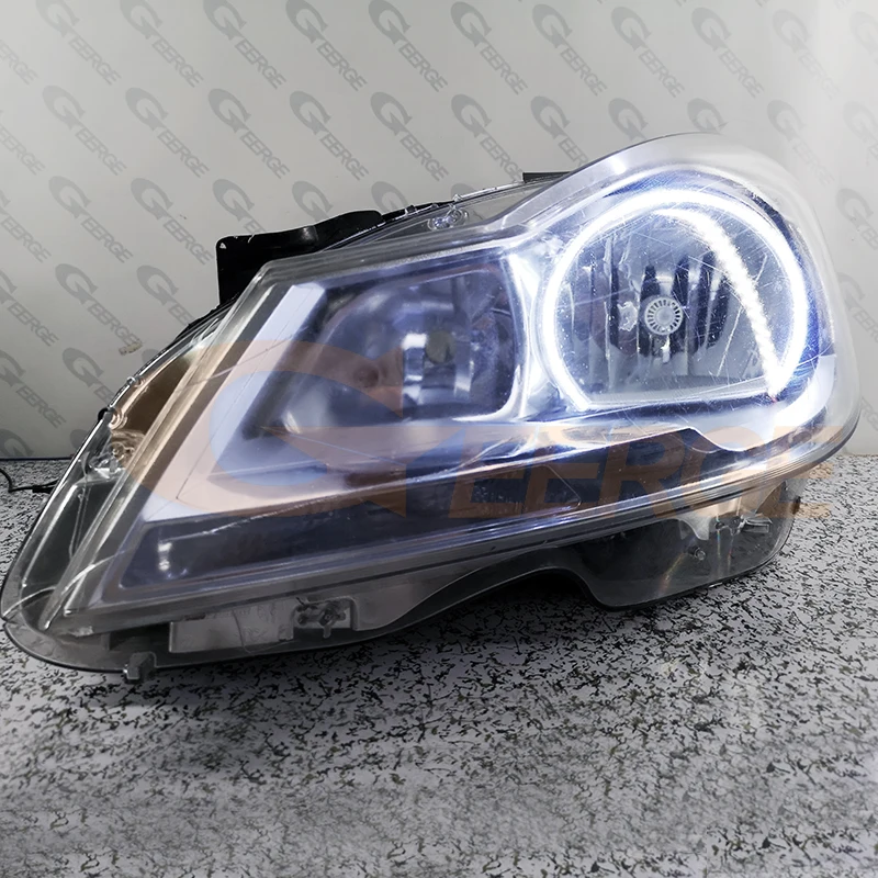 For MERCEDES BENZ C Class C204 S204 W204 facelift 2011 2012 2013 2014 Ultra bright COB led angel eyes halo rings Day Light | Автомобили и