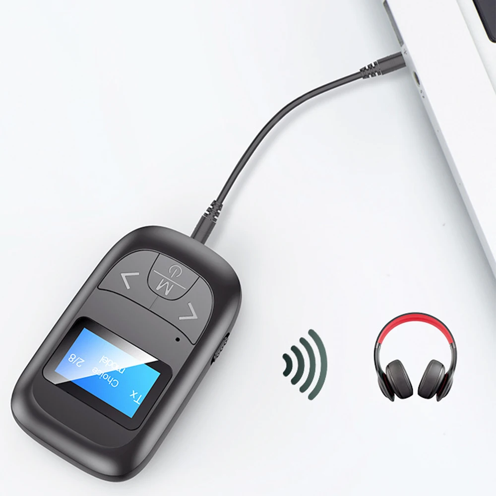 Bluetooth 3 5 адаптер беспроводной ЖК дисплей USB RX/TX приемник музыкальный аудио
