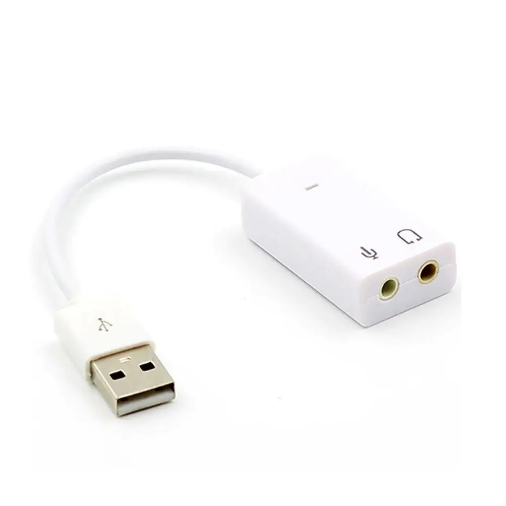 Внешняя USB звуковая карта 3D Виртуальная 7 1 канал Аудио Звуковая адаптер Plug & Play для
