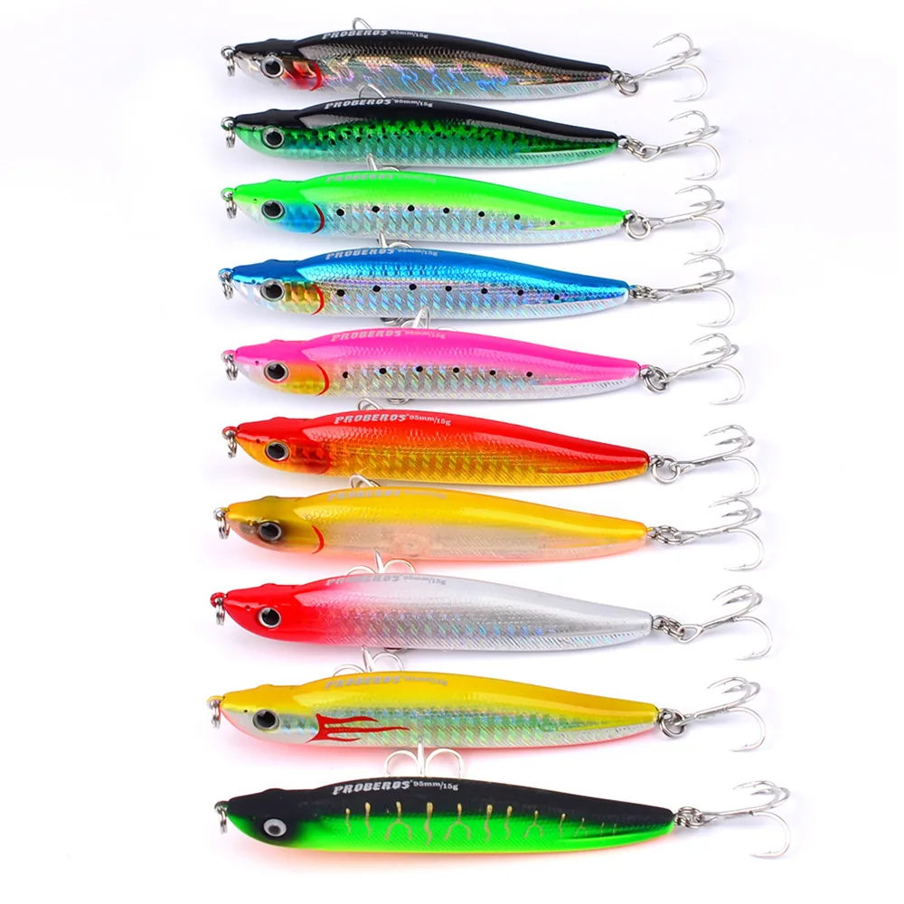 

Minnow lure new product laser lure 10 colors Minnow 10cm/15g 6#hook