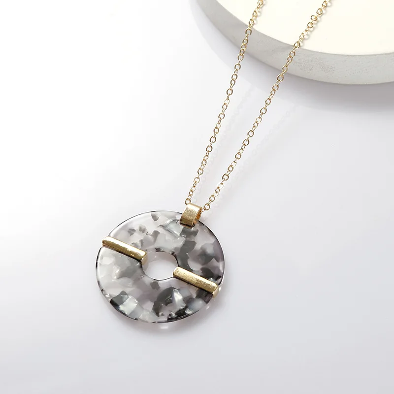 Женская леопардовый цвет акриловый цепочка ручной работы на свитер винтажная