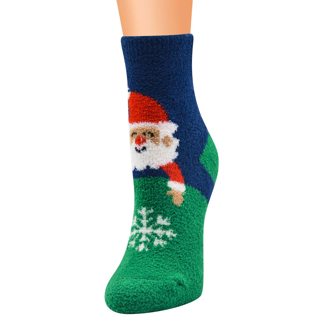 Christmas Socks Series Ladies Socks 10 Pairs Christmas Socks Coral Fleece Santa Socks Christmas Women Socks