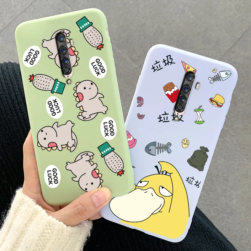 Чехол PDGB с рисунком для OPPO Realme X X2 XT C1 Reno 2 Z F Ace R17 Pro A5 A7 A9 F9 F11 A7X мультяшный чехол