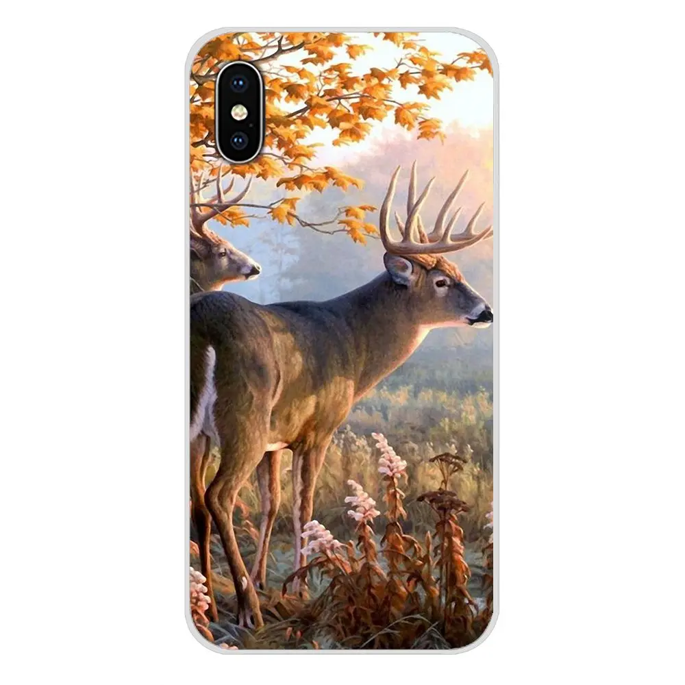 images 9 Для Apple IPhone X XR XS 11Pro MAX 4S 5s 5C SE 6S 7 8 Plus ipod touch 5 6 Browning для охоты на оленя ГОЛОВА ТПУ прозрачные чехлы - Цвет: images 9