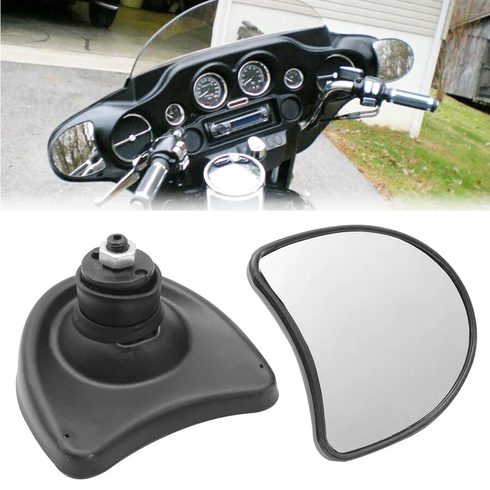 

Мотоциклетные Черные Аксессуары для боковых зеркал заднего вида, подходят для Harley Electra Street Tri Glide 1993-2013