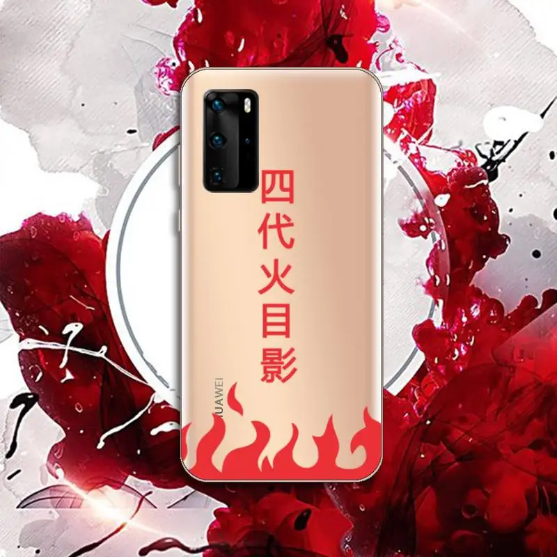 

Anime Naruto Itachi Kakashi Phone Case Transparent for Huawei P20 P30 P40 honor 8 10i P smart 2019 Samsung A71 A21S S10 20 plus