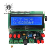 lcd digital secohmmeter frequency capacitance inductance meter cymometer cf inductor capacitor tester permittimeter diy kit