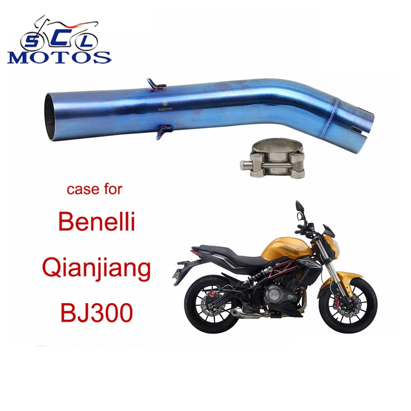 Sclmos bj300gs средняя труба из нержавеющей стали для мотоцикла мотоциклетный