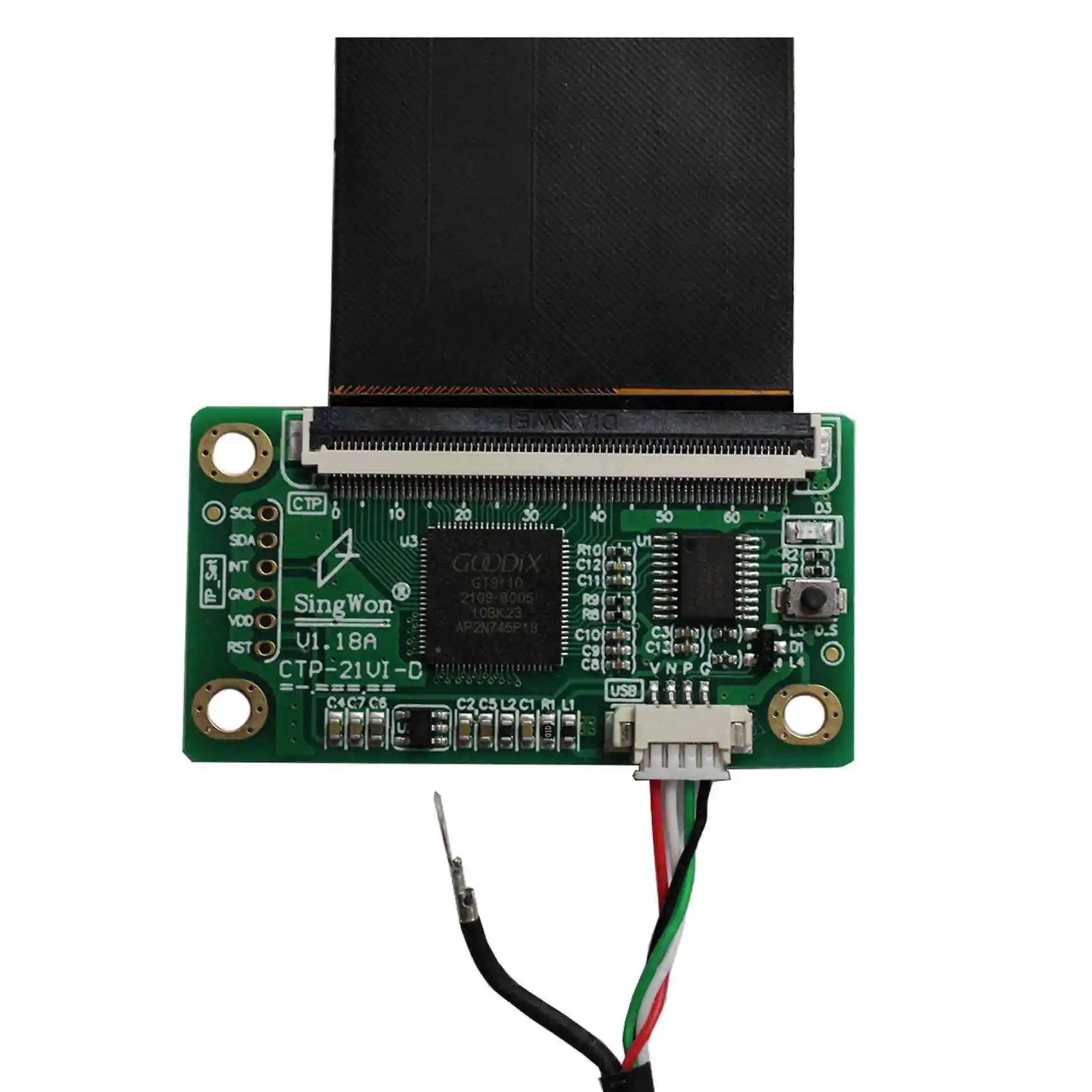 VSDISPLAY HD-MI плата аудиоконтроллера ЖК-дисплея 10 4 дюйма 1024x76 8 яркости 500nit ЖК-экран с