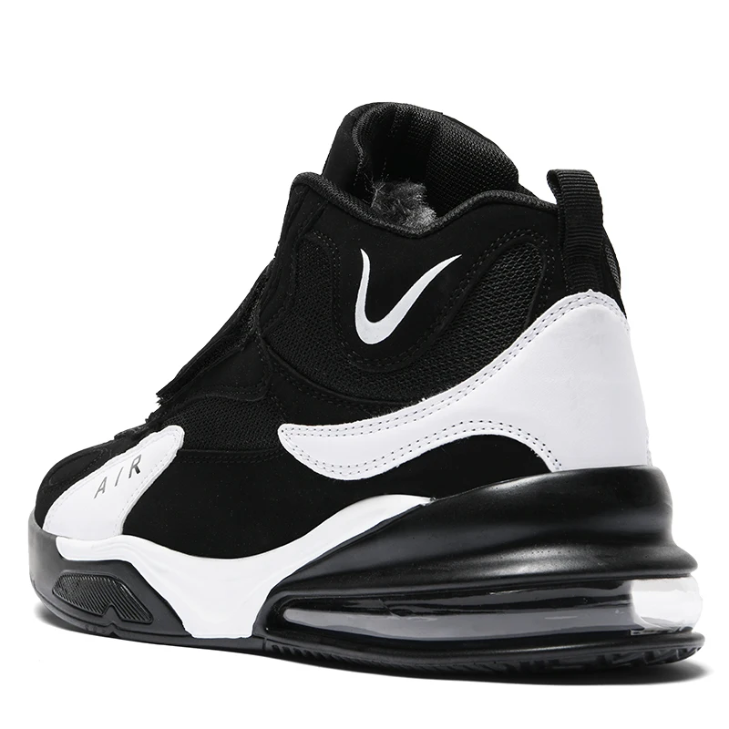 Мужские осенне-зимние теплые плюшевые баскетбольные ботинки с воздушной