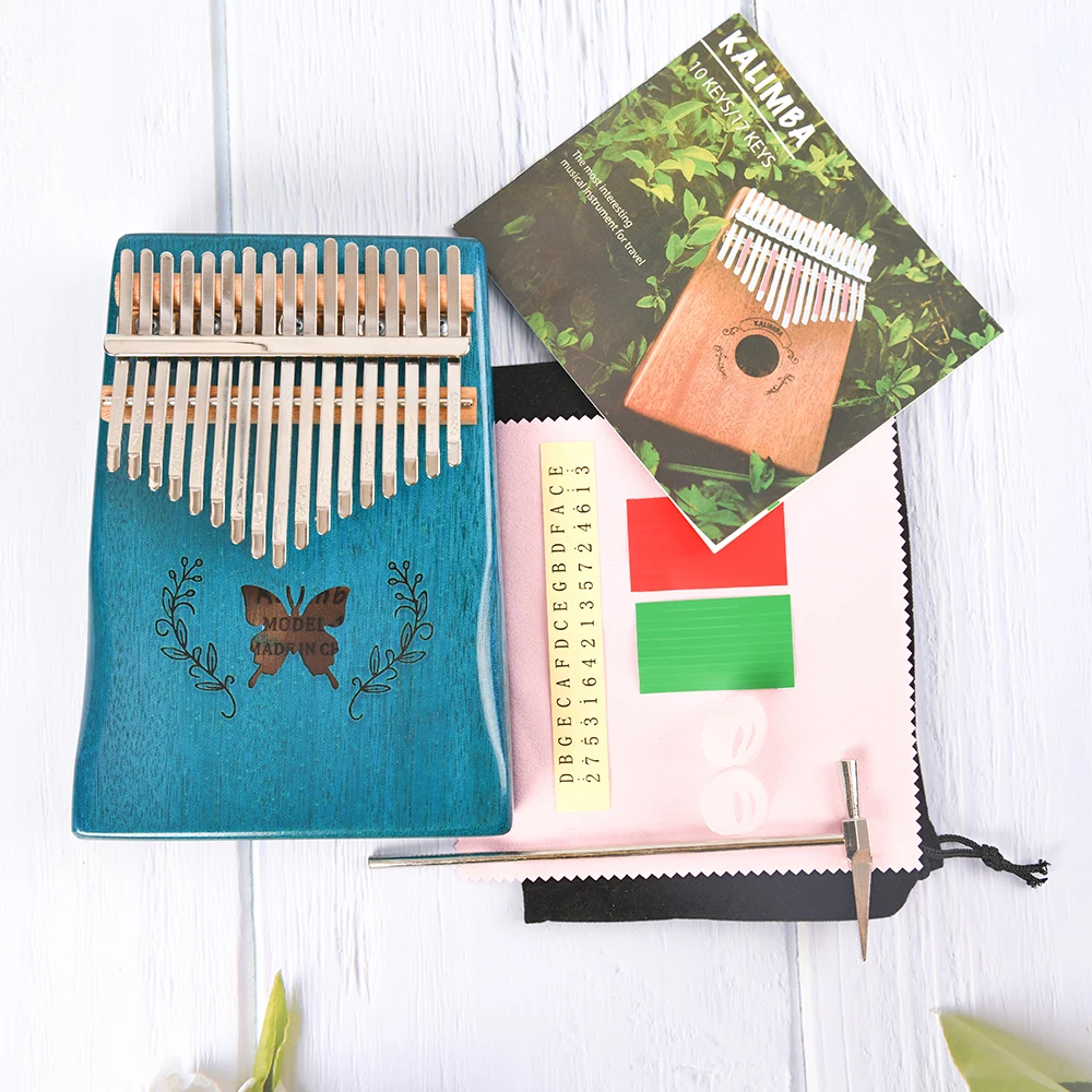 Высококачественный музыкальный ключ 17 ключей Африканский для игр в виде