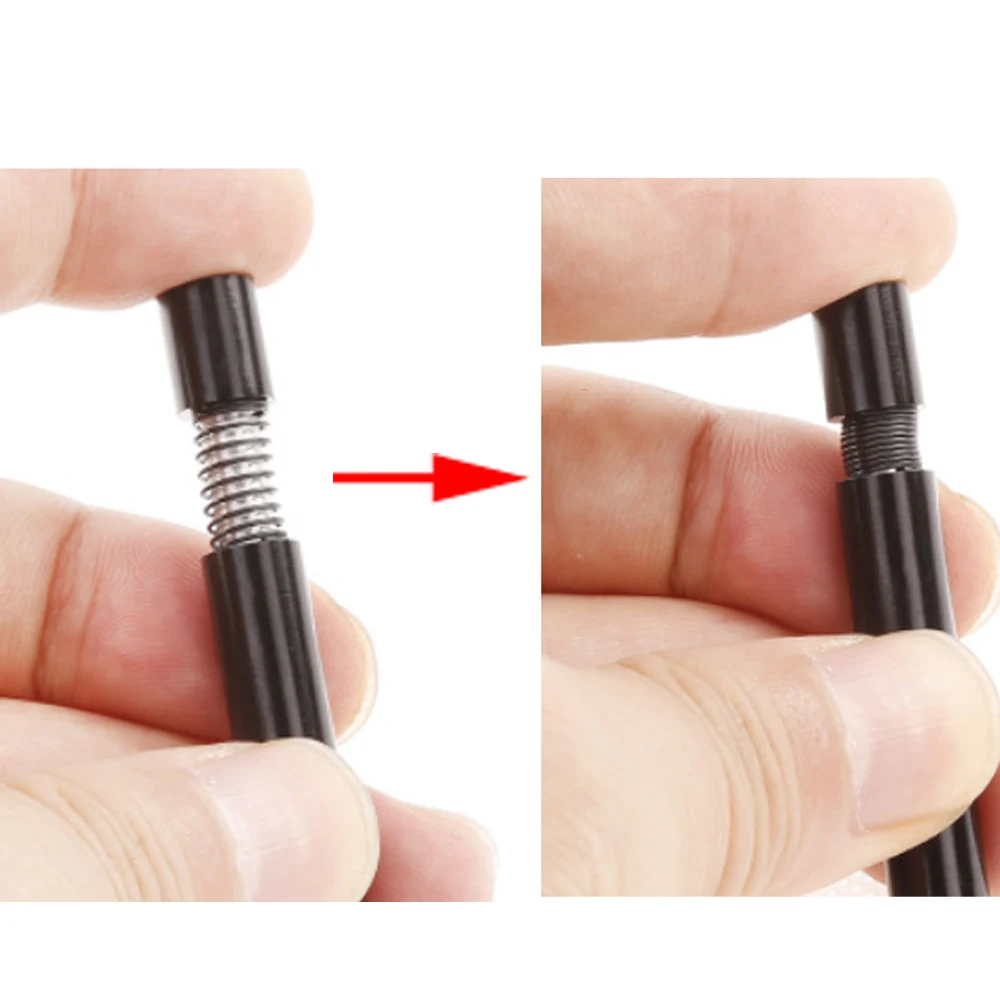 1 шт. металлическая трубка для курения 82 мм длина инструмент дыма с пружинной