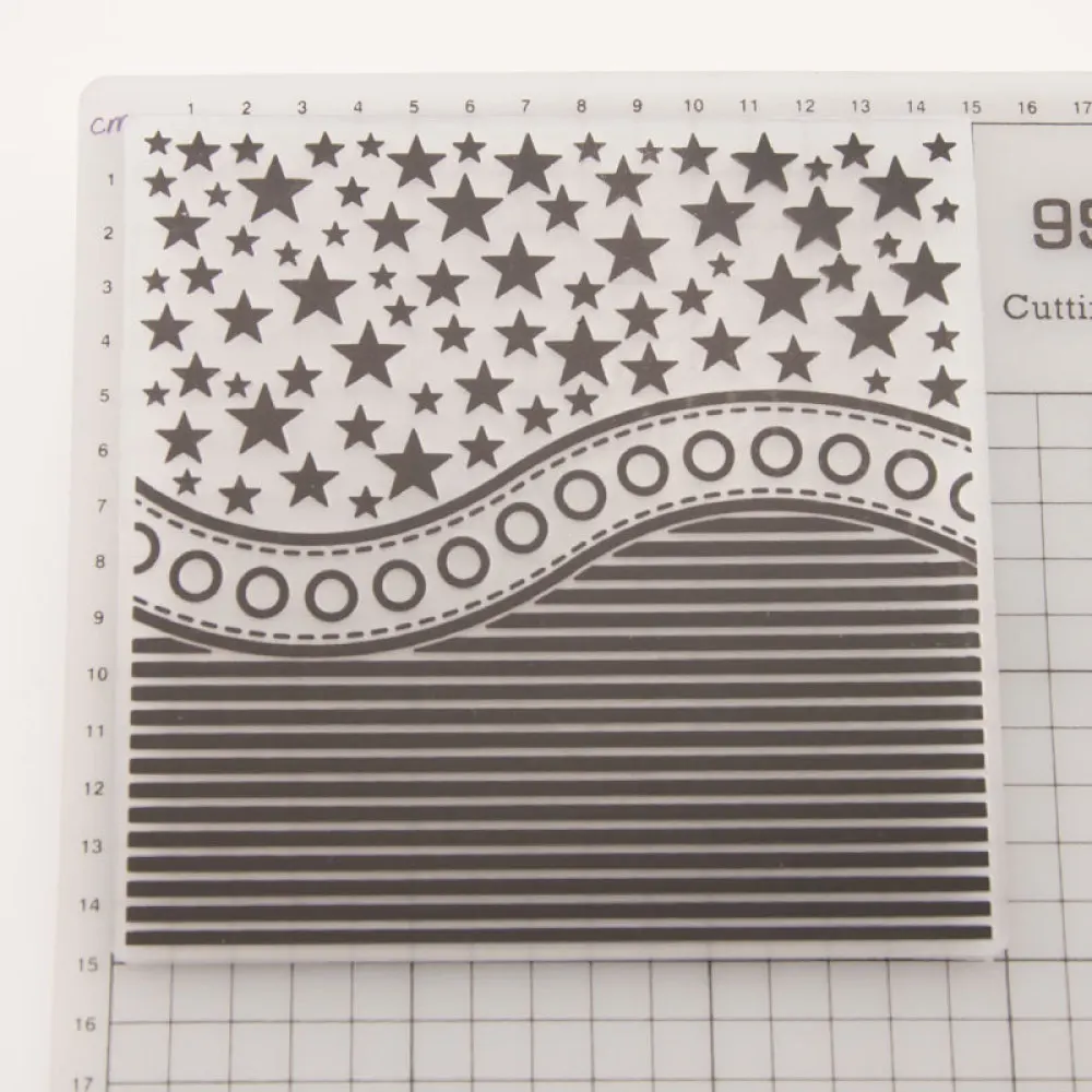 Новинка 2020 пластиковые трафареты с пентаграммой для тиснения шаблон