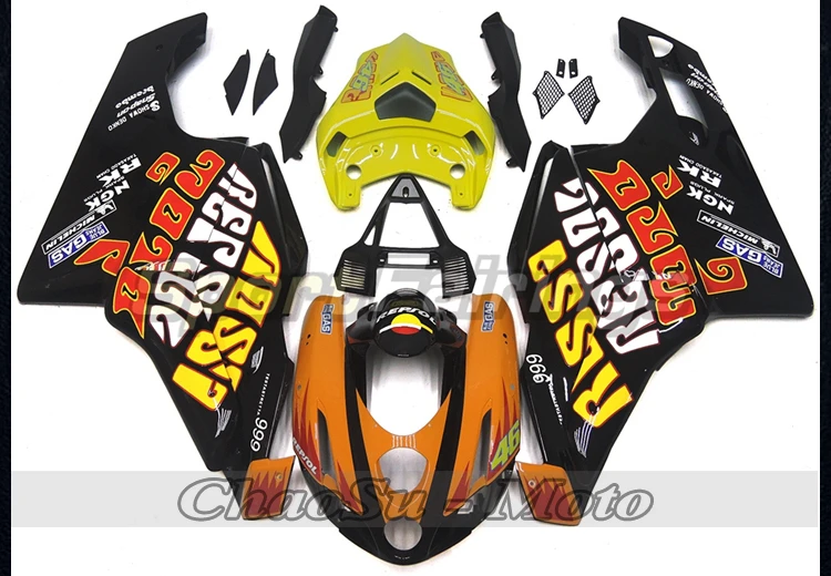 Красочная АБС инжекционного метода литья мотоцикла обтекатель для поездок на