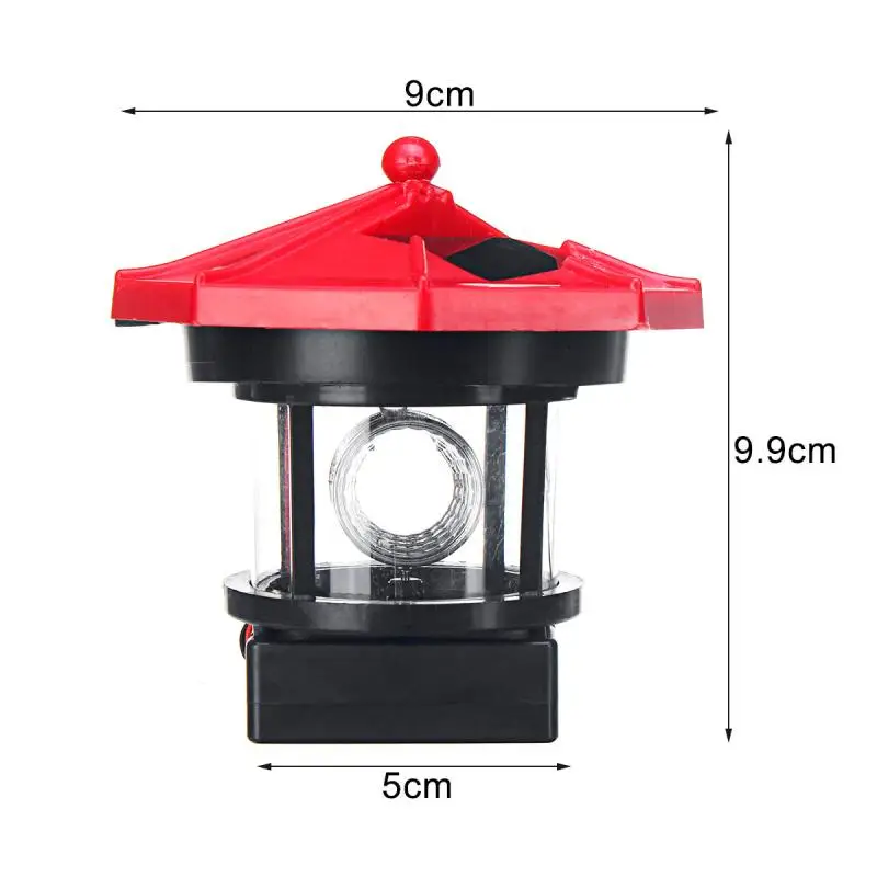 

Creative LED Solar Lighthouse Lawn Light Rotating Garden Yard Outdoor Lighting Decor