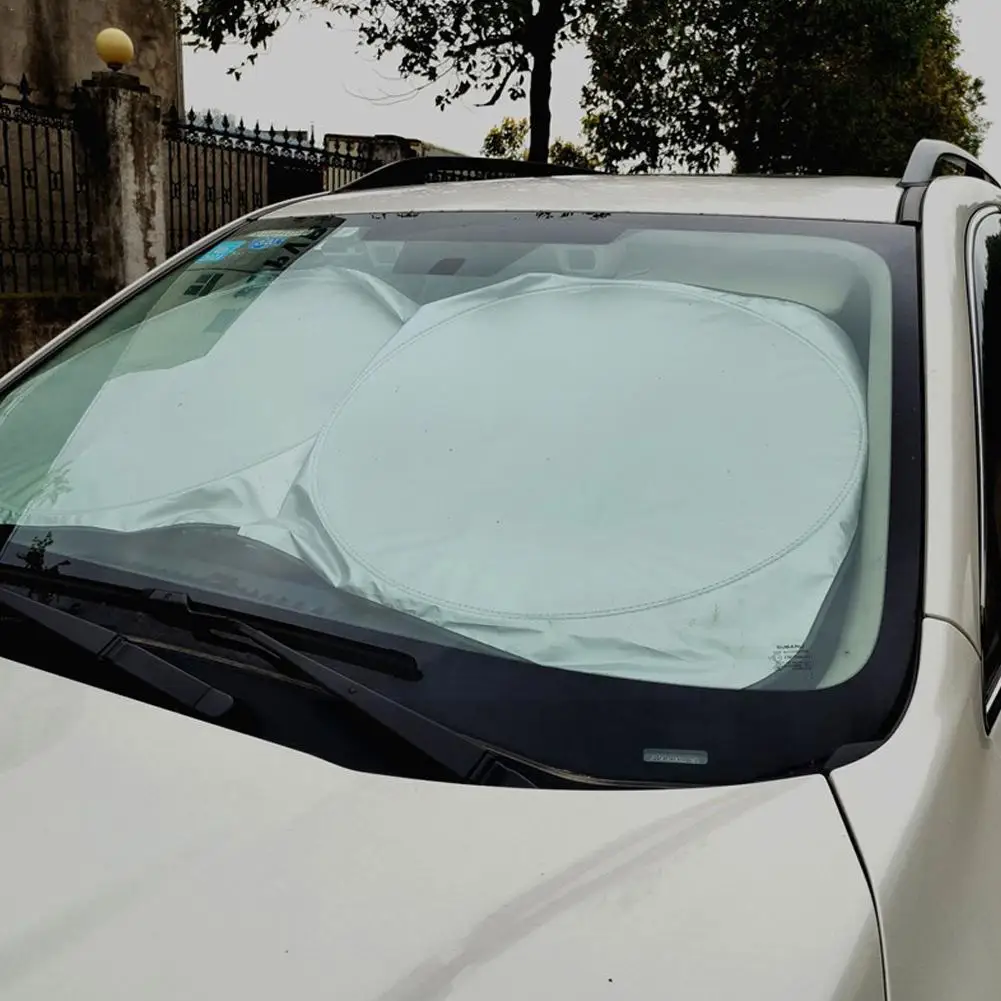 

Summer Car Windshield Cover 190x90CM Front Rear Car Shading Sunshade Down Protection Car UV Visor Cool Window Auto Auto Y9H8