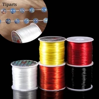 10mroll elastic beading cord 1mm strong crystal line stretch thread string for diy necklace bracelets jewelry making