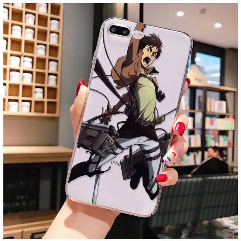 

Attack on Titan Phone Case For iPhone X XS MAX 6 6s 7 7plus 8 8Plus 5 5S SE 2020 XR 11 11pro max
