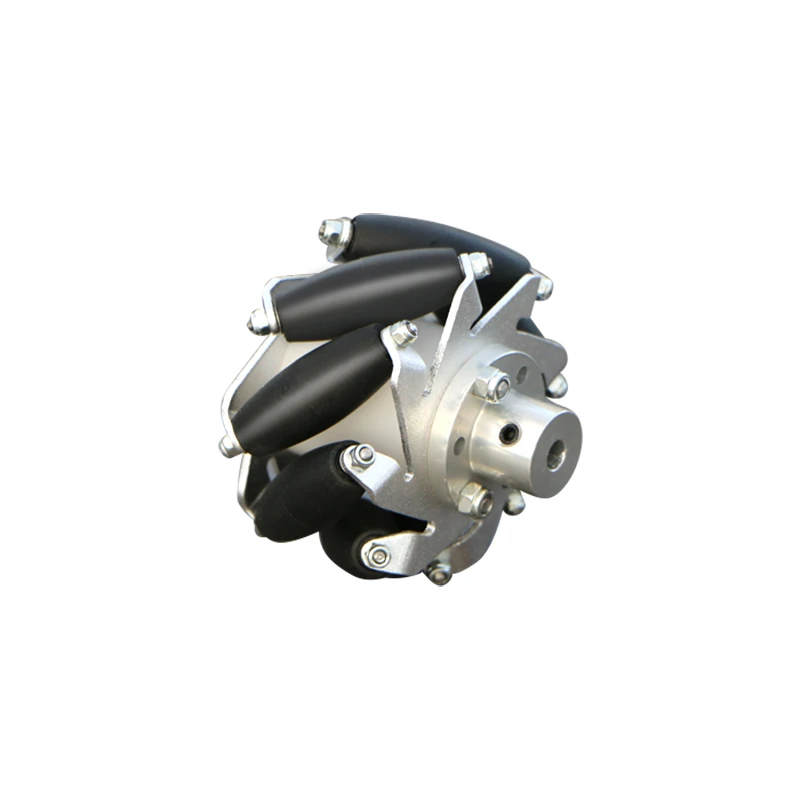 Kaufen 60KG Last 127mm Omni Mecanum Rad Mit 4/6mm TT Naben Für Arduino Raspberry Pi DIY STEM Roboter Auto Chassis Spielzeug Teile