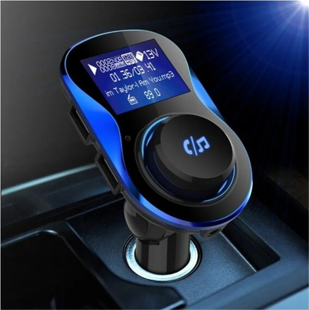 XIAOMI FM передатчик плеер аудио MP3 музыка Bluetooth приемник автомобильный комплект Беспроводной Громкая Связь Динамик Наушники Адаптер