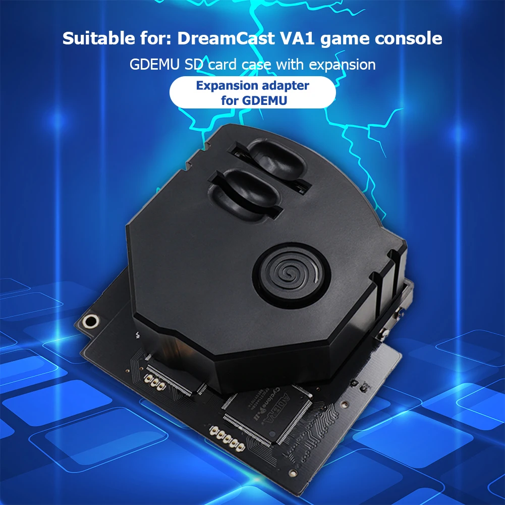 

GDEMU Remote Secure Digital Card 3D Printed Mount Kit Optical Drive Simulation Board for DreamCast VA1 Console