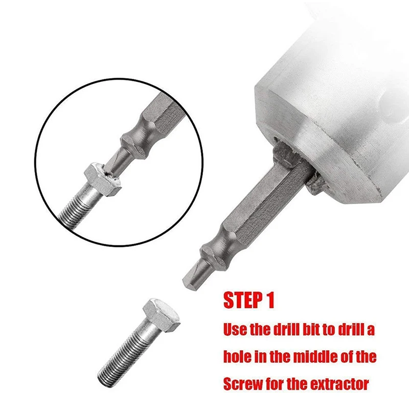 

Drill Bits Screw Removers Stud HSS Silver Anti-rust Workshop Tools Supplies